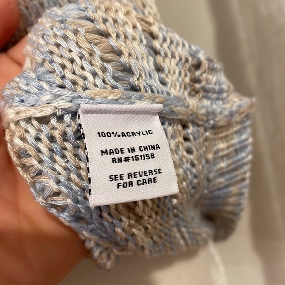 525 Multi Pastel Colored Knit Sleeveless Sweater Tank - Picture 9 of 10